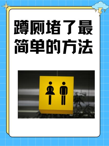 蹲厕堵住了冲不下去怎么办