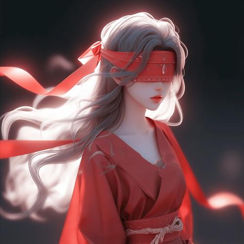 蒙眼卡通头像截图