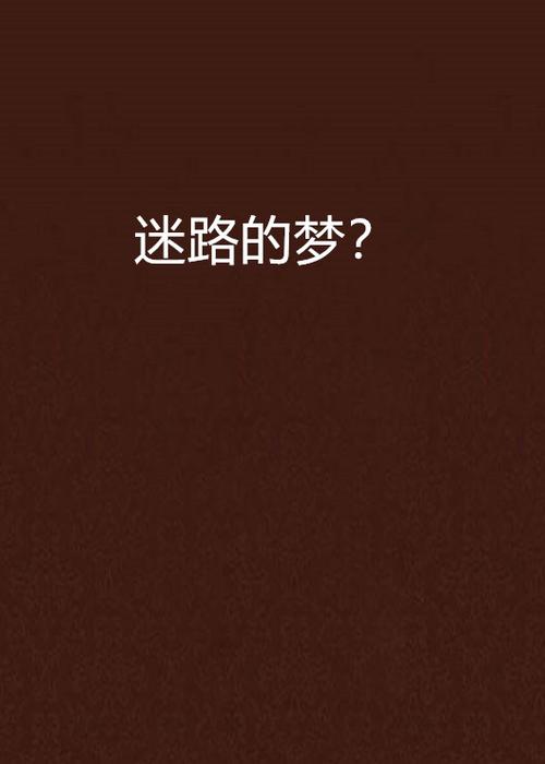 在一个地方迷路的梦截图