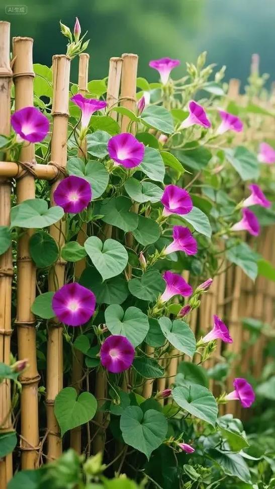 牵牛花的开放过程