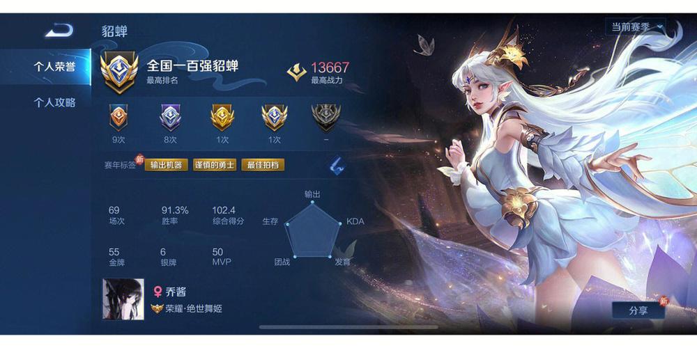 王者荣耀貂蝉国服最强高清截图