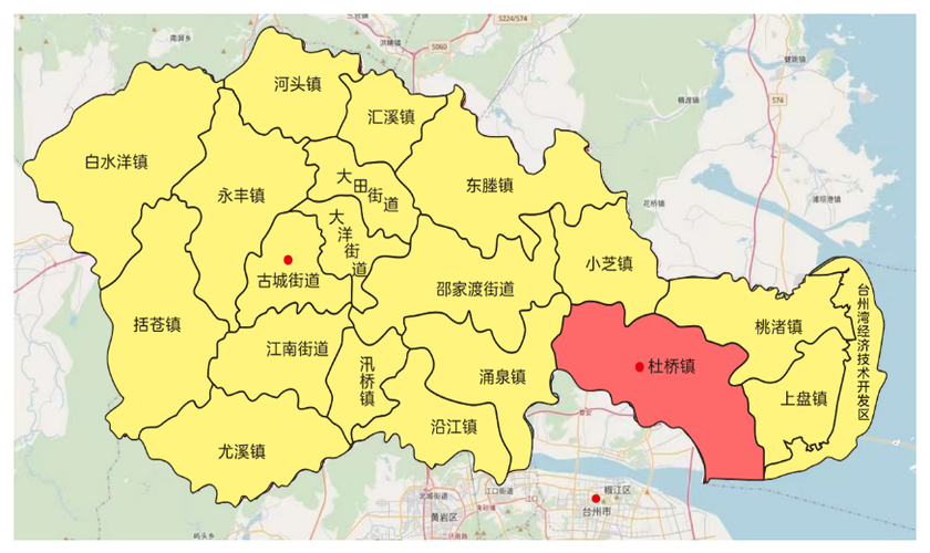 临海地图高清版大图