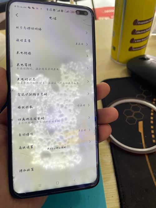 手机进水好几天了屏幕有水印