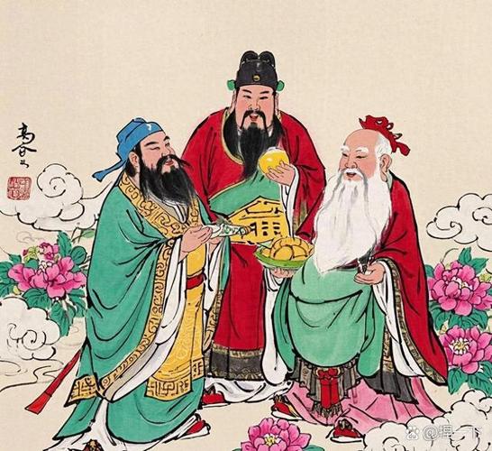 财神福禄寿三星