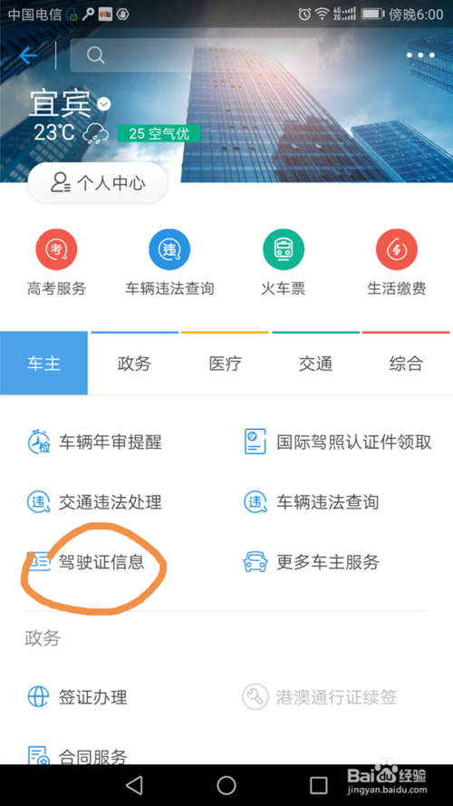 支付宝查驾照怎么查截图