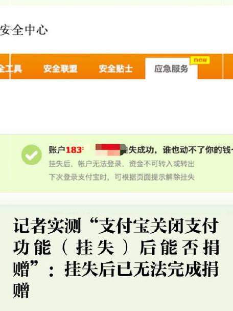 支付宝挂失钱还能进去吗图标