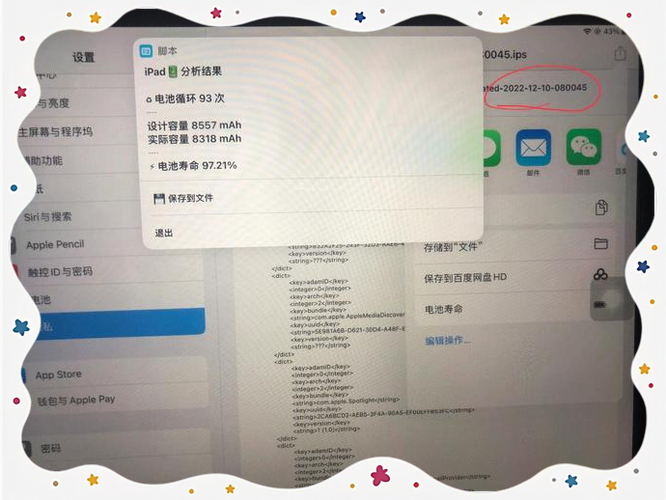 ipad怎么查询电池容量