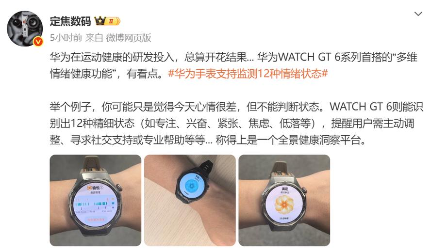 华为手表情绪健康怎么看