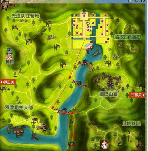 热血江湖怎么进图标