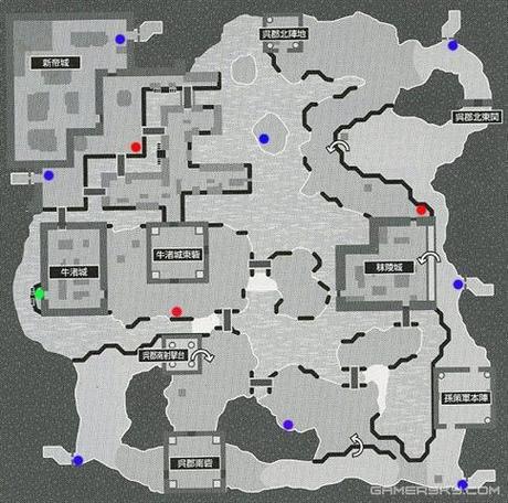 真三国无双4箱子位置图截图