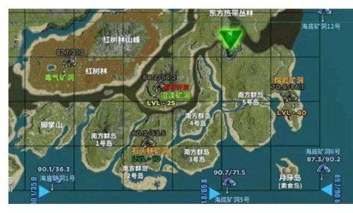 方舟生存进化水母分布图