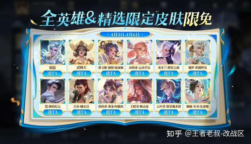 2026马年限免皮肤一览