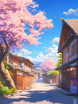 悠悠哉哉动漫樱花缩略图