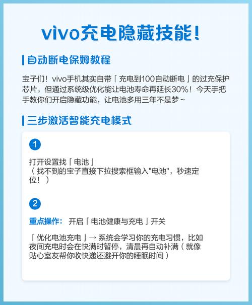 vivo手机充满电后自动断电怎么设置图标