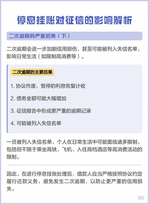 停息挂账征信就黑了吗