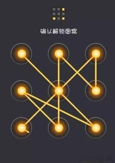 万能锁屏图案密码解锁图标