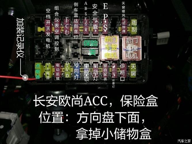长安欧尚a600保险盒示意图截图