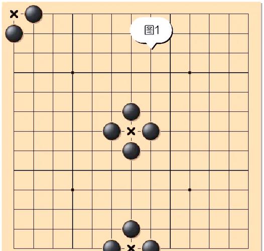 围棋被围住了,中间有2个空格