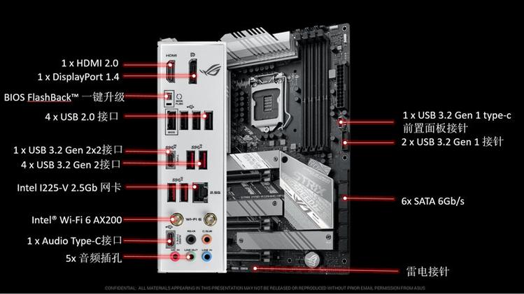 吹雪z790a主板接口图解