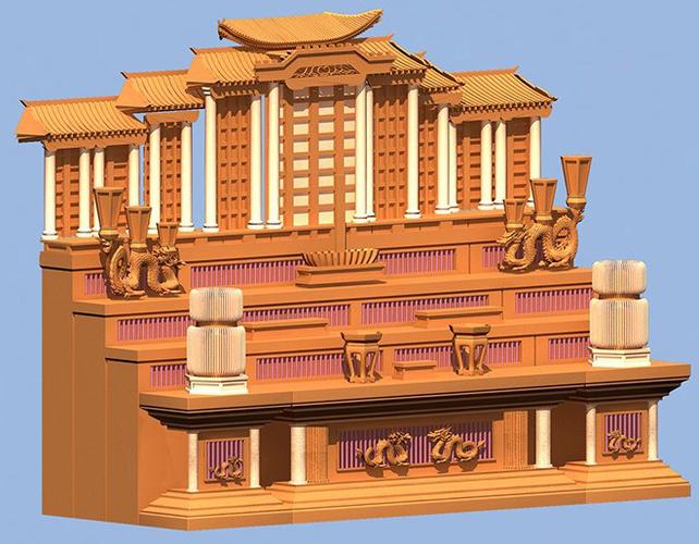 mc建筑设计图祭坛