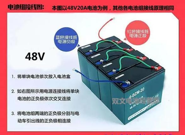 电瓶车六个电瓶怎么接线图