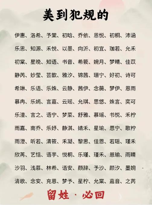 女孩取名美的意思