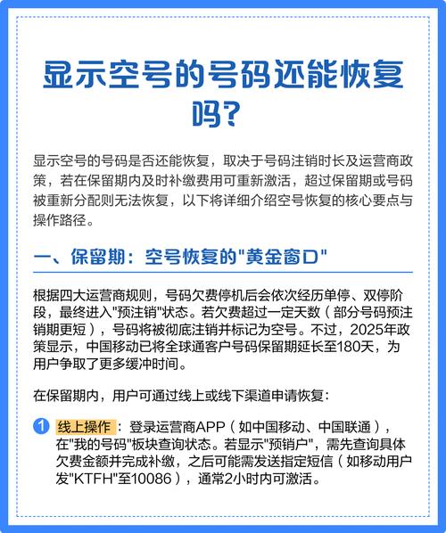 电信空号恢复最简单方法缩略图