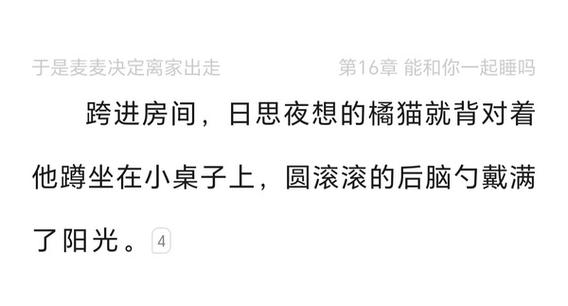 麦麦要离家出走by柏君小说TxT