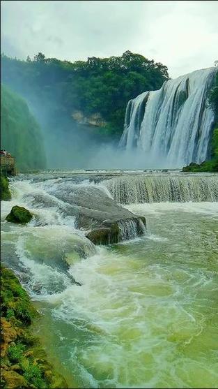 山水流水动态图片大全