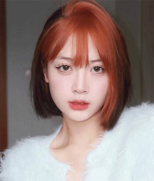 女生发色的表情是什么意思