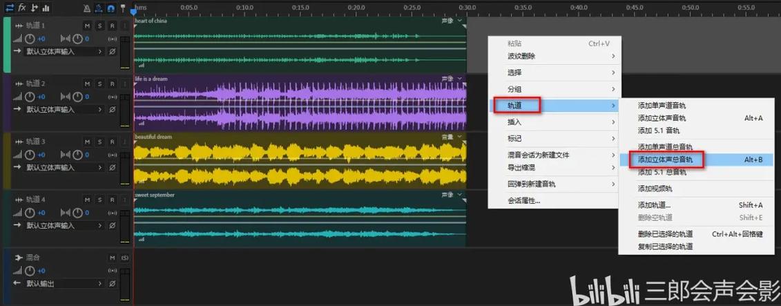 电影双语怎么删除音轨