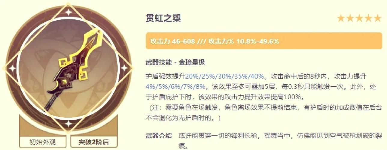 原神专武强度排名缩略图