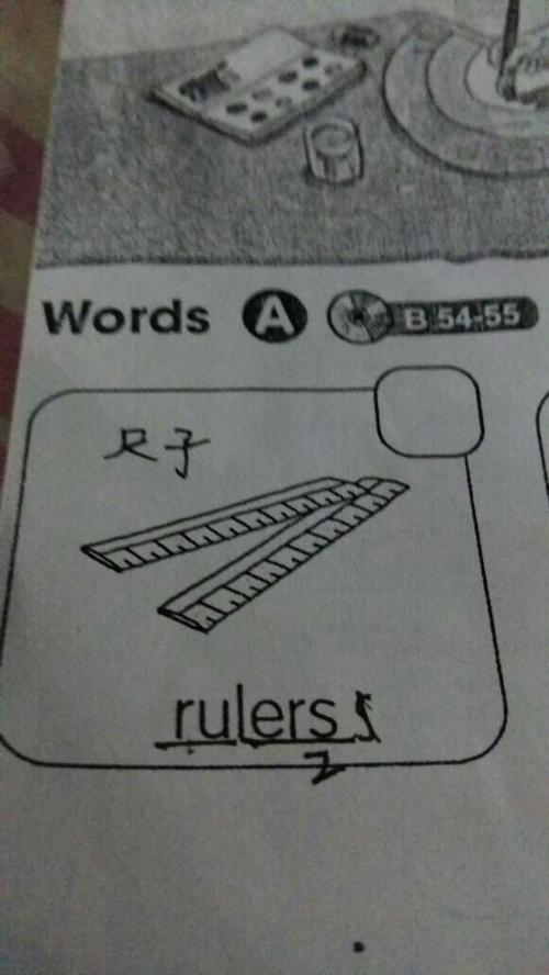 直尺英语怎么读ruler
