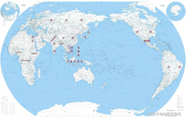 世界地图高清版大图2023年版图标