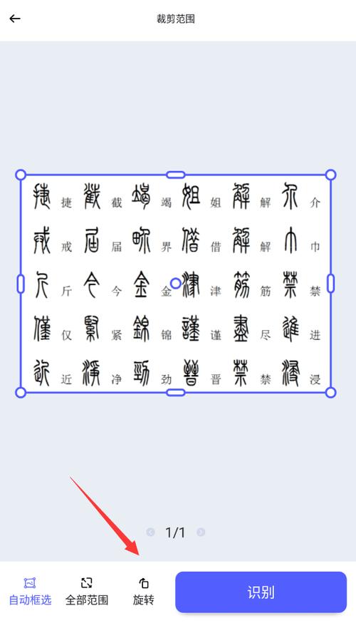 篆字识别扫一扫转换器