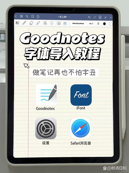 goodnotes手写自动转换字体