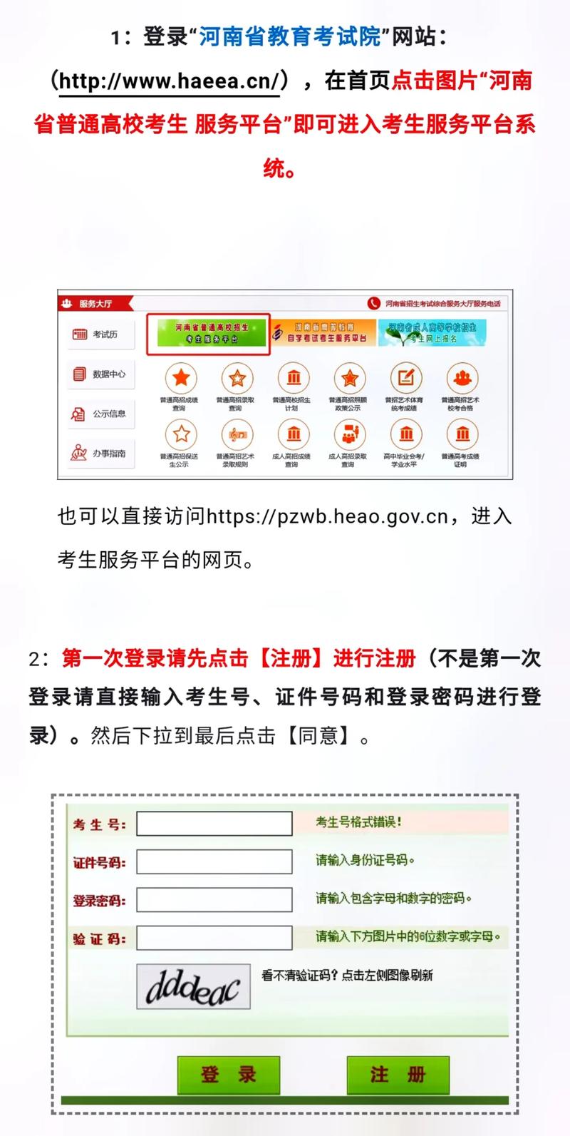 河南报考网站入口官网2024截图