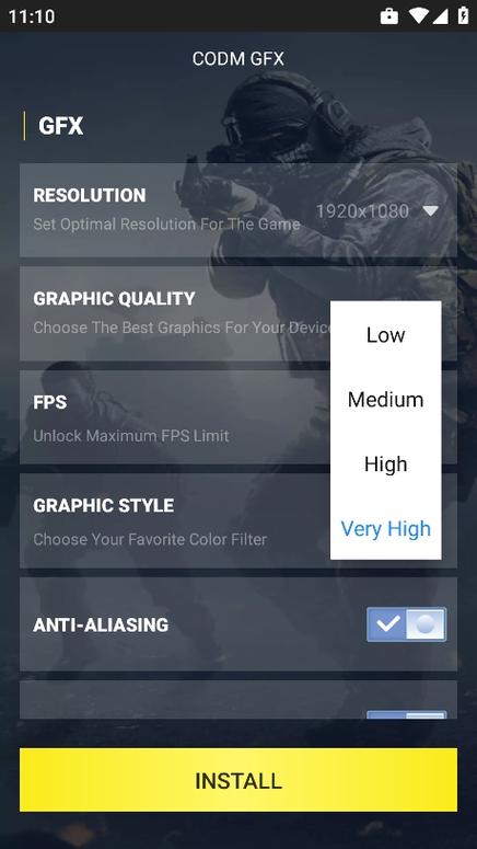 使命召唤GFX画质助手v1.0.0缩略图