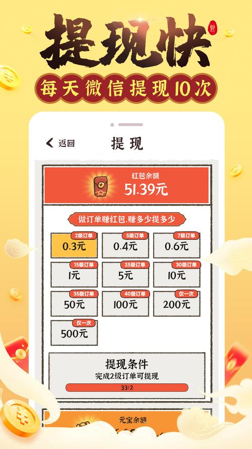 赚钱小游戏微信提现10元图标