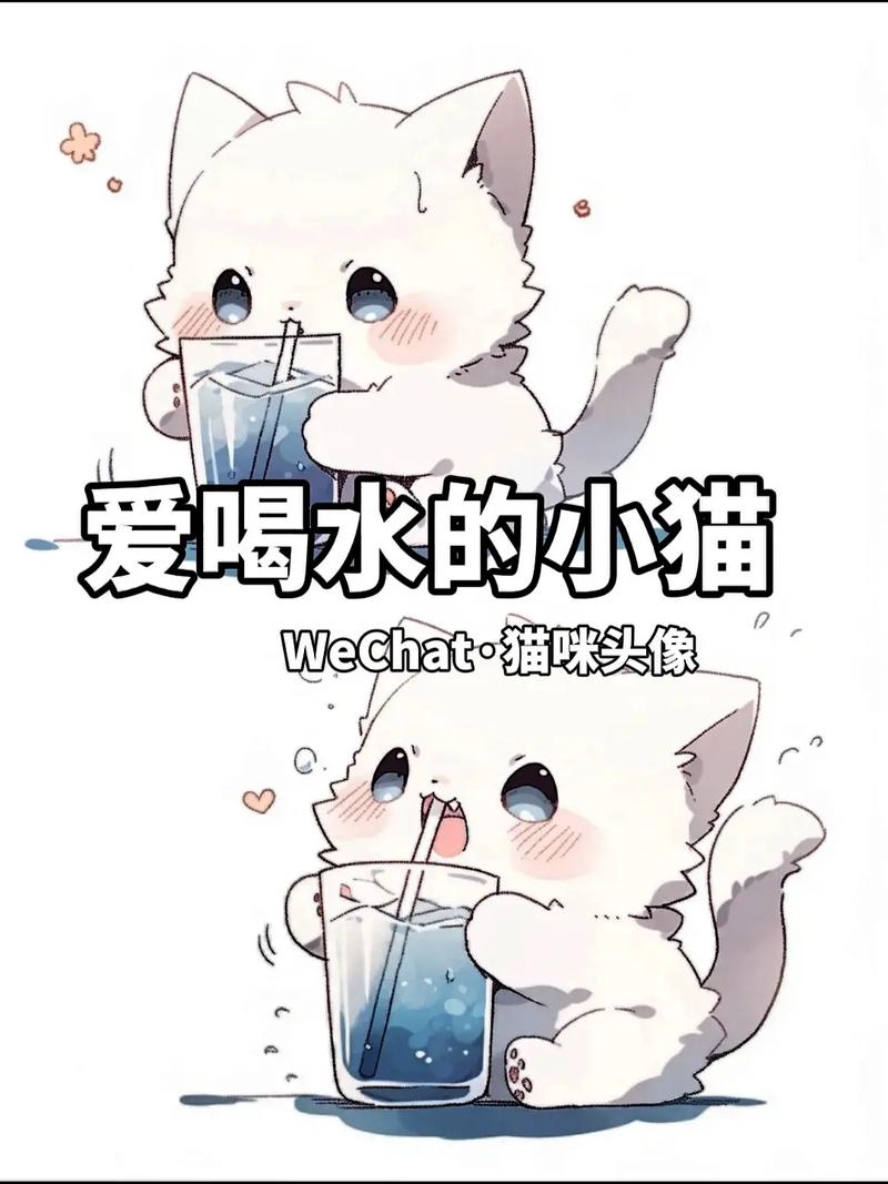 喵喵喝水
