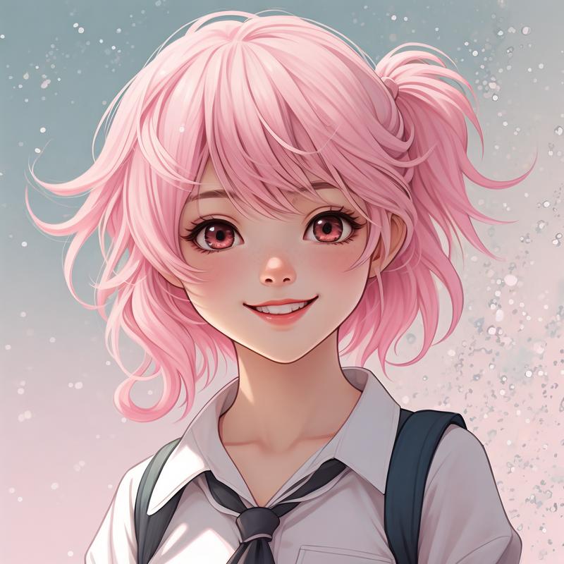 JK漫画旧版下载头像是粉头发的