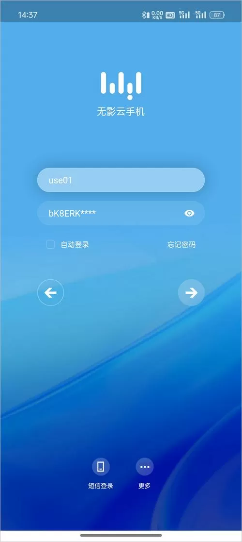 输入不同的密码进入不同的界面
