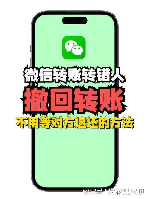 微信转账转错了怎么把钱追回来截图