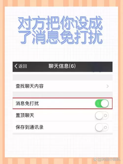 怎么知道对方把你设置免打扰