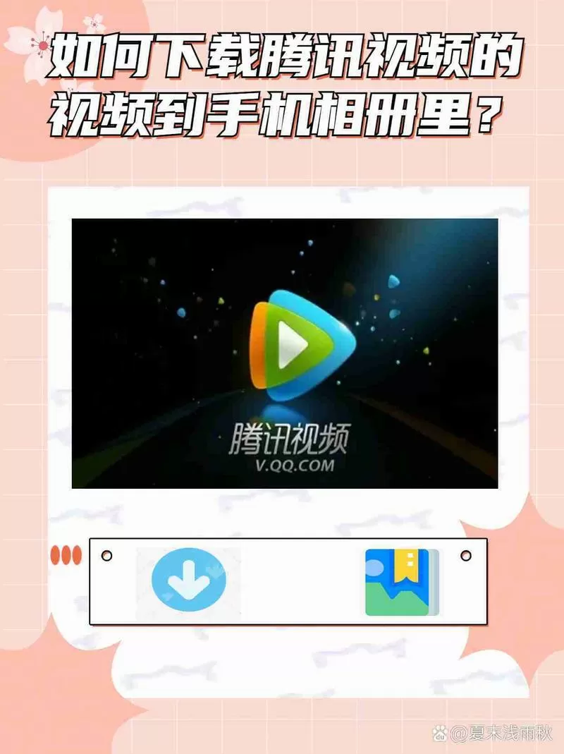 腾讯视频如何下载到相册