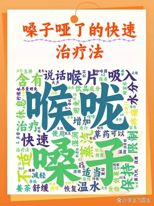 喉咙声音沙哑怎么治