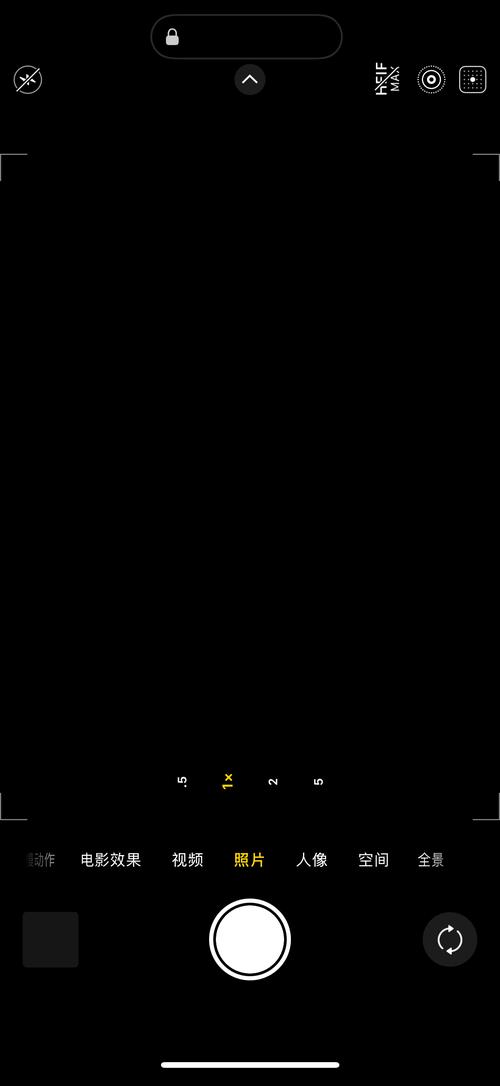 iphone打开相机是黑屏截图