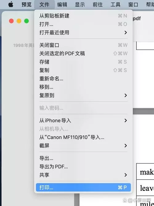 如何用苹果电脑打印文件
