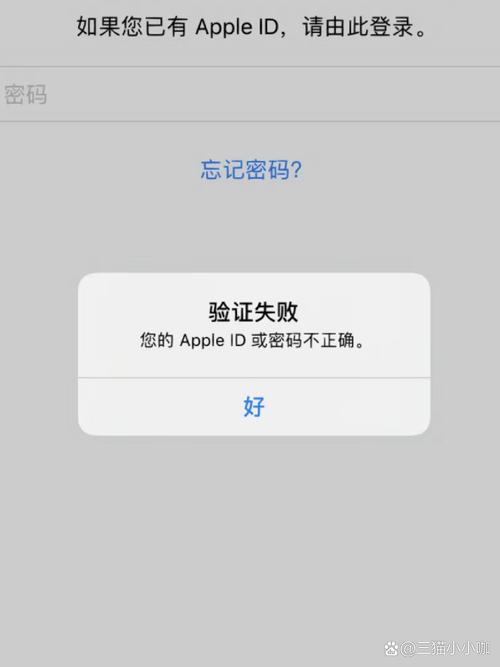 苹果id正确但无法登陆