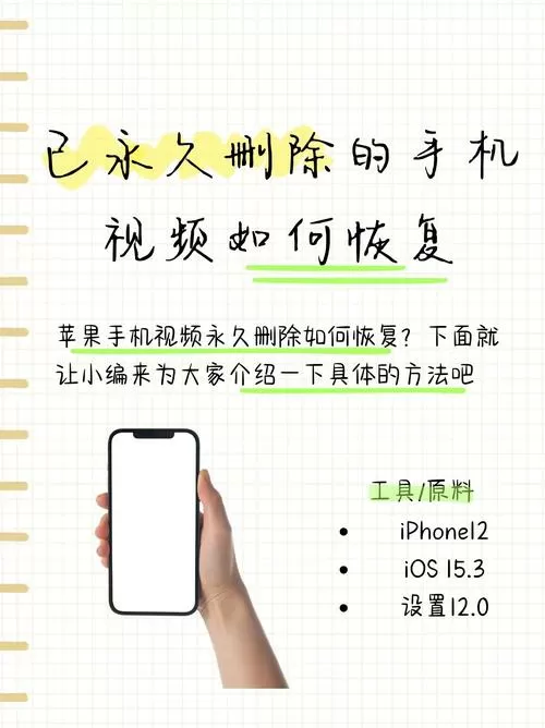 管家删除的视频怎么恢复
